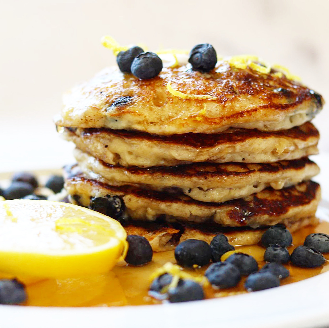 Love Love These Blueberry Banana Lemon Ricotta Pancakes The Spoons