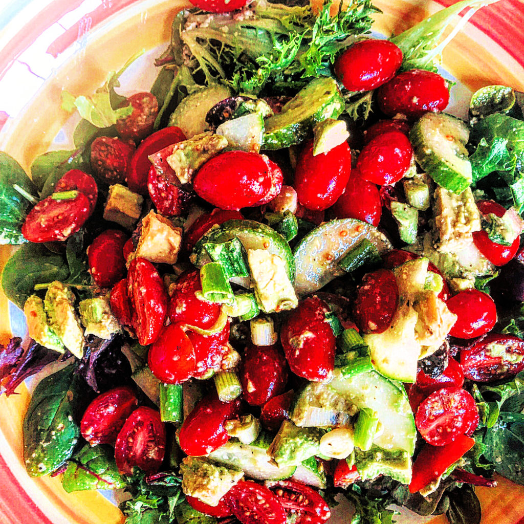 Itlian Salad with Lemon and Olive Oil Vinaigrette