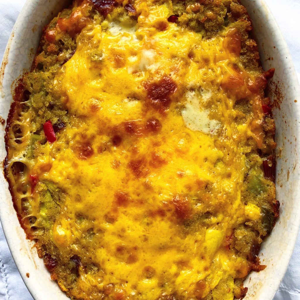 Two Cheese, Quick Summer Squash Casserole
