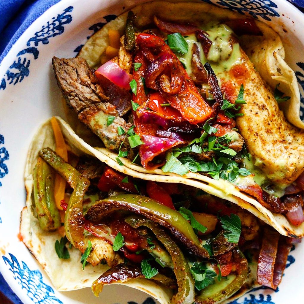 Quick Sheet Pan Chicken Fajitas