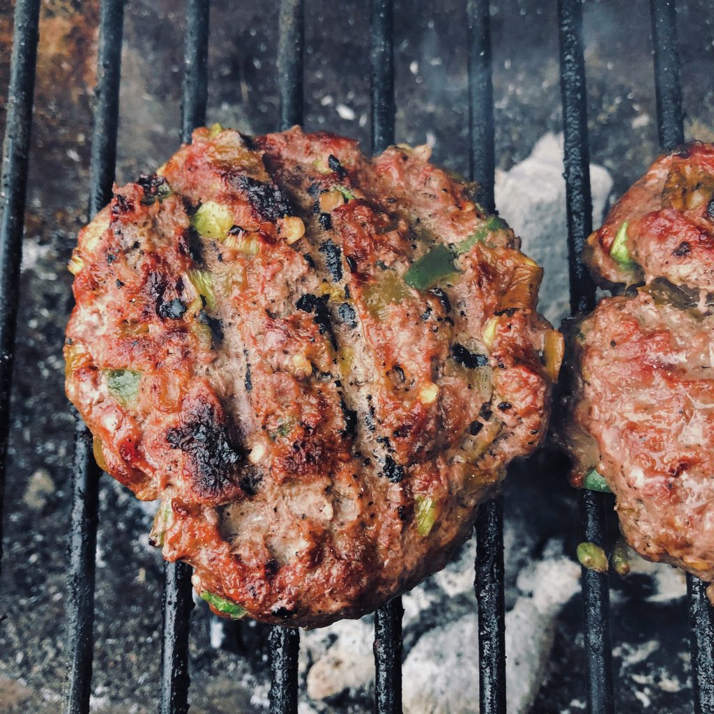 Grilled Bacon Cheeseburgers - Balcony Grilled