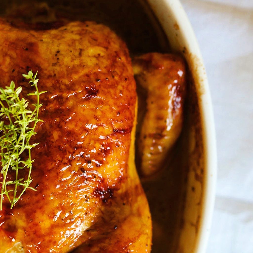 Whole Roasted Ginger Soy Chicken