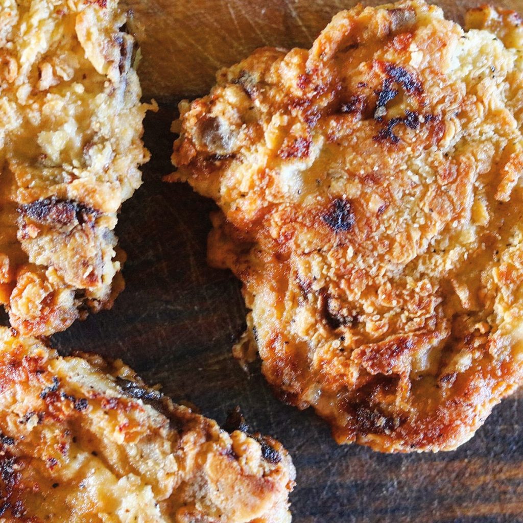 oven fried pork chops