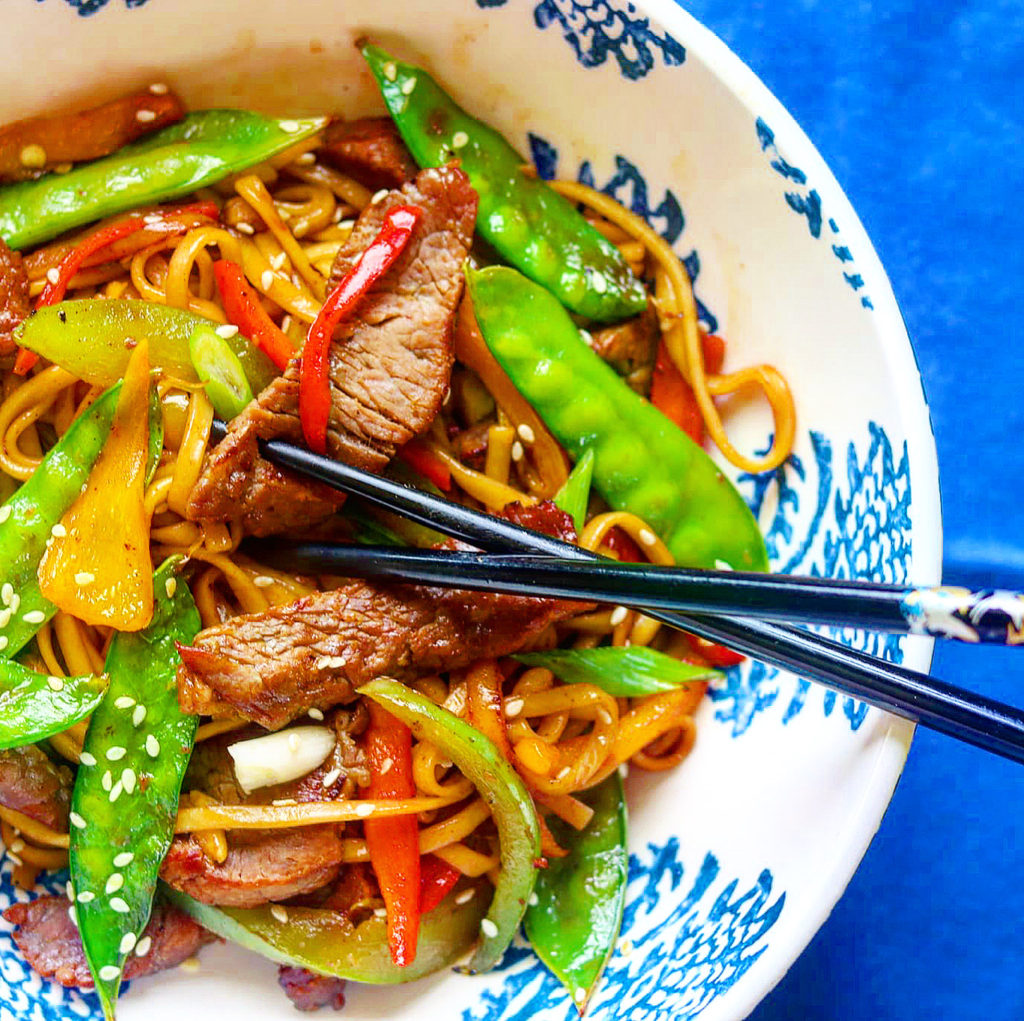Love this! Sirloin Steak Udon Noodle Stir Fry – A cook named Rebecca