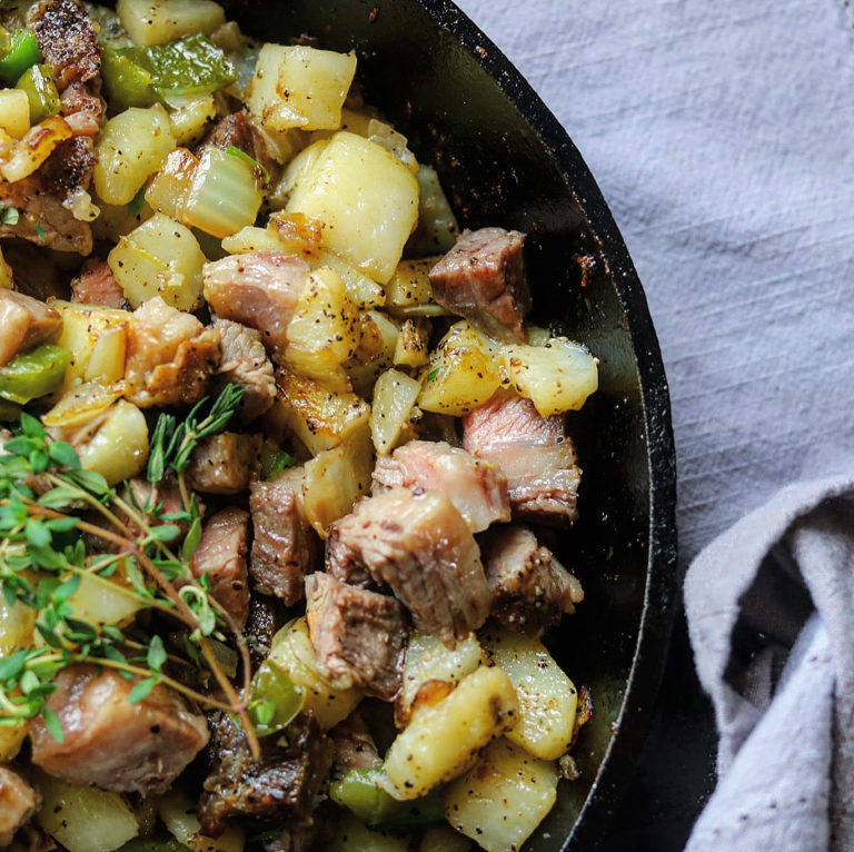 Easy Leftover Prime Rib Roast Hash – The 2 Spoons