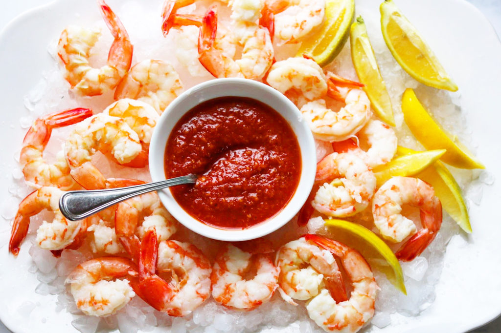 Super Bowl Game Day Food! Classic Shrimp Cocktail - The 2 ...