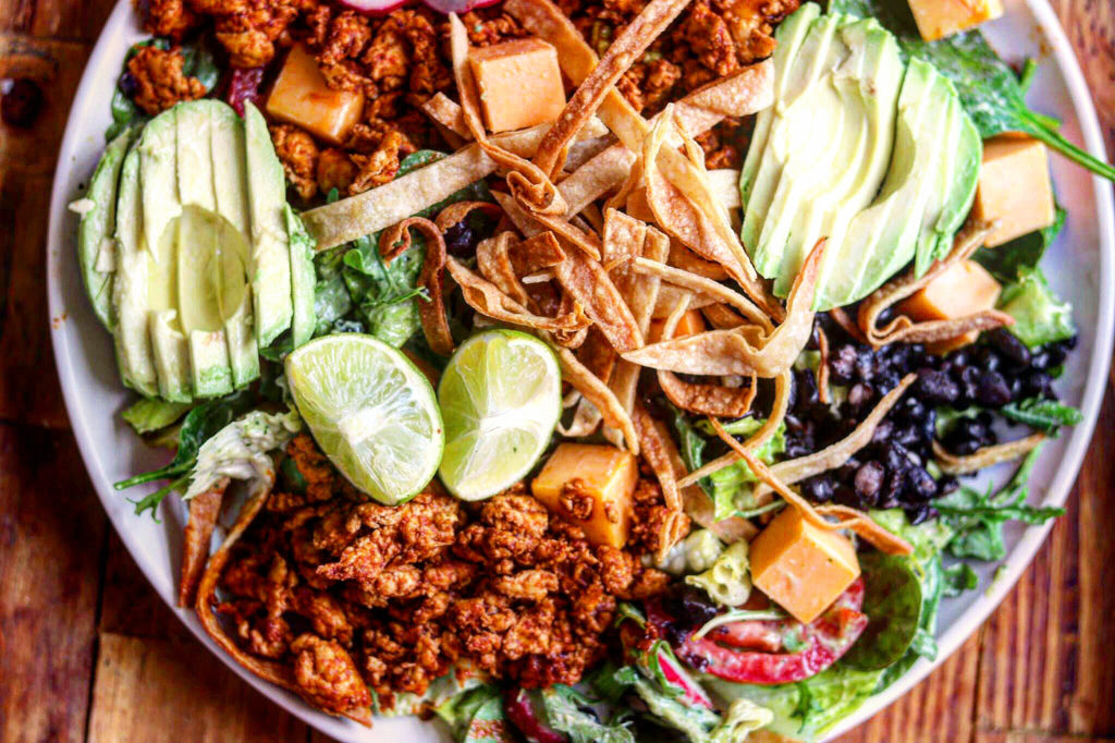 The Best! Beautiful Chicken Taco Salad – A cook named Rebecca