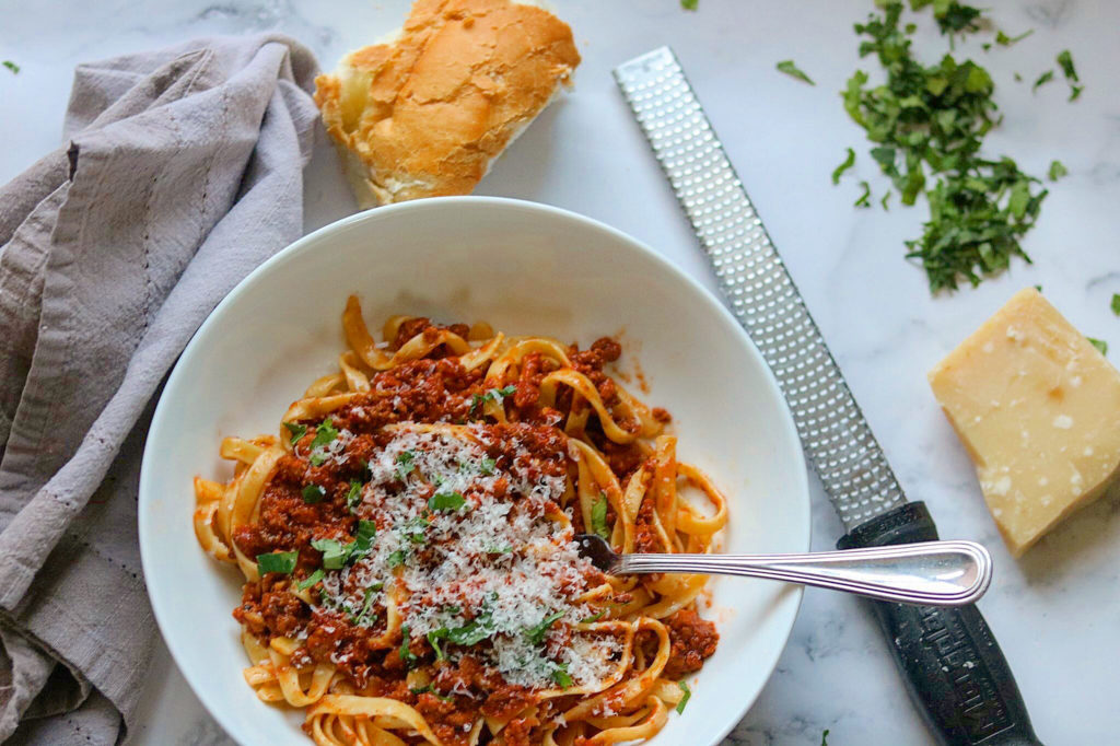 instant pot meat sauce with pasta