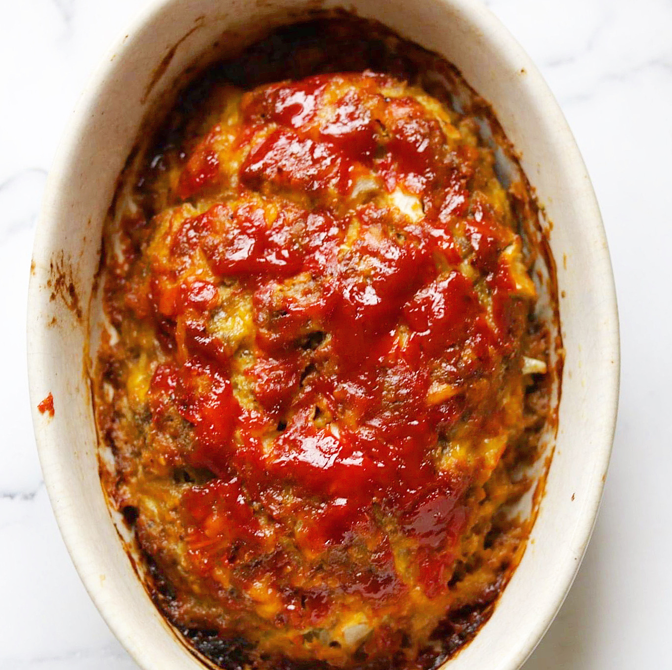 The Best! Simple Cheesy Meatloaf The 2 Spoons