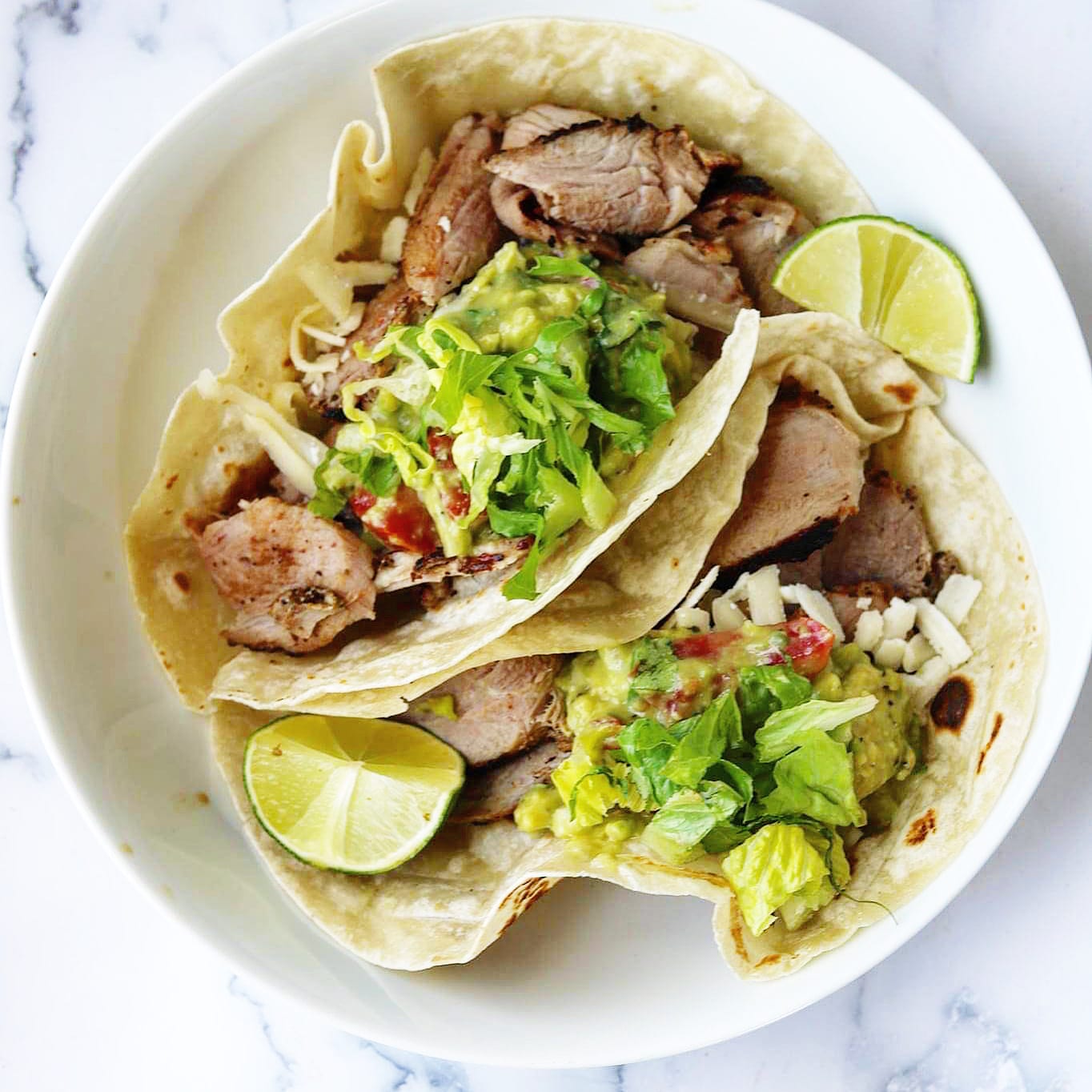 easy mexican spiced pork tenderloin tacos. – The 2 Spoons