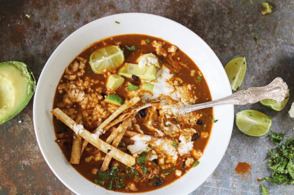 this. authentic mexican tortilla soup. – The 2 Spoons